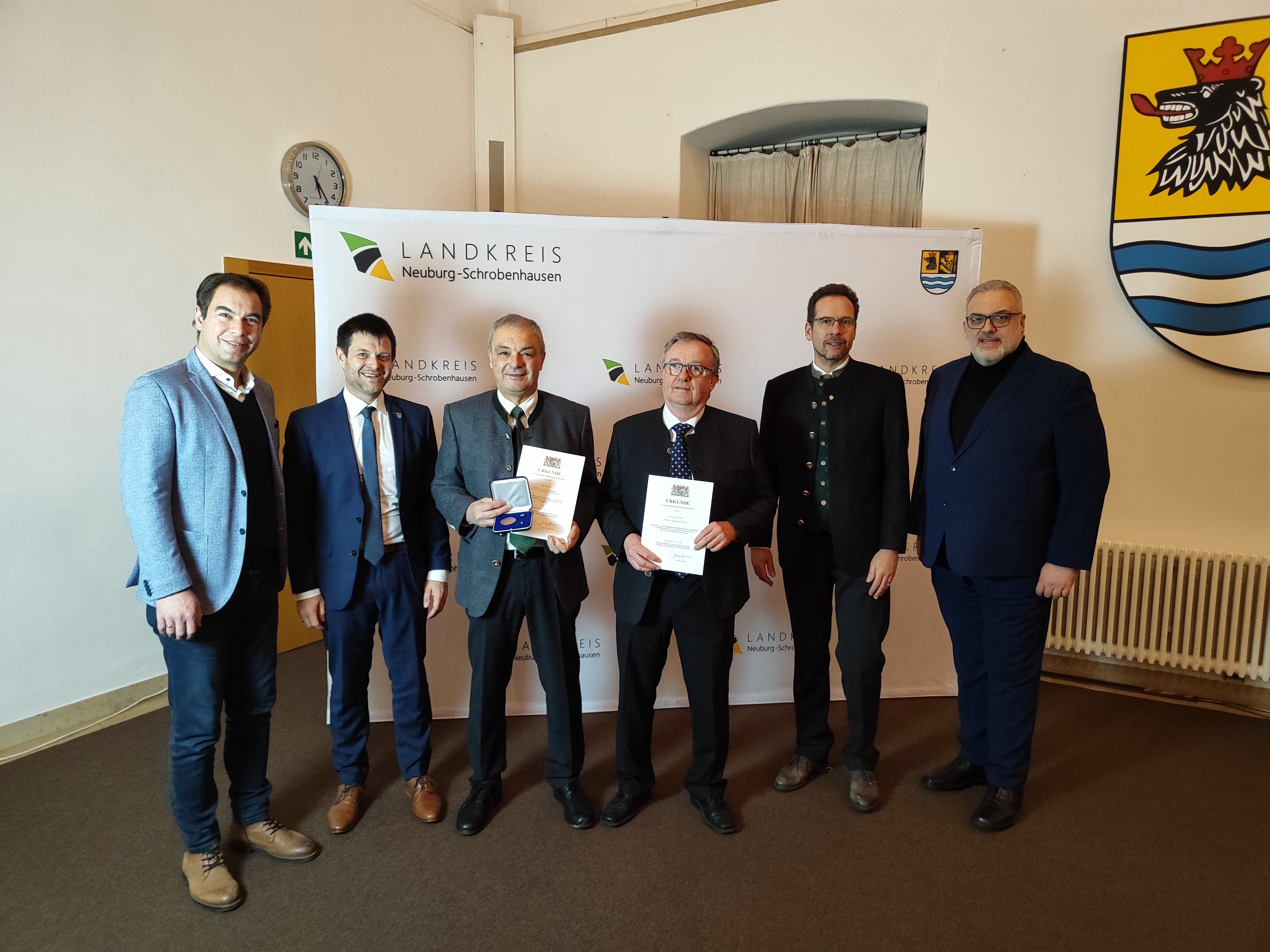 Geehrte aus Waidhofen durch das LRA am 21.12.2022